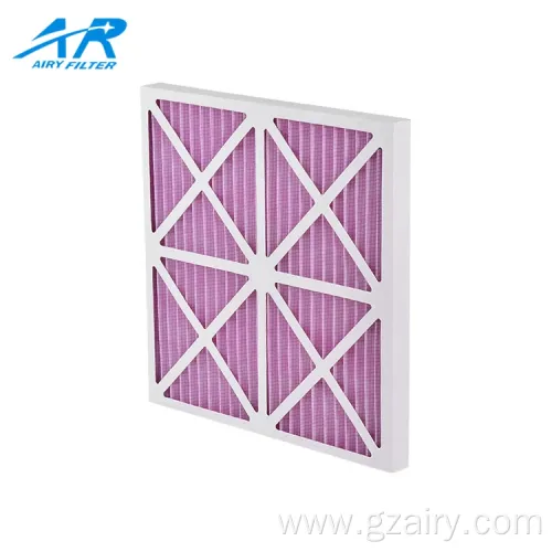 F7 Medium Efficiency Cardboard Frame Air Pleated Filter